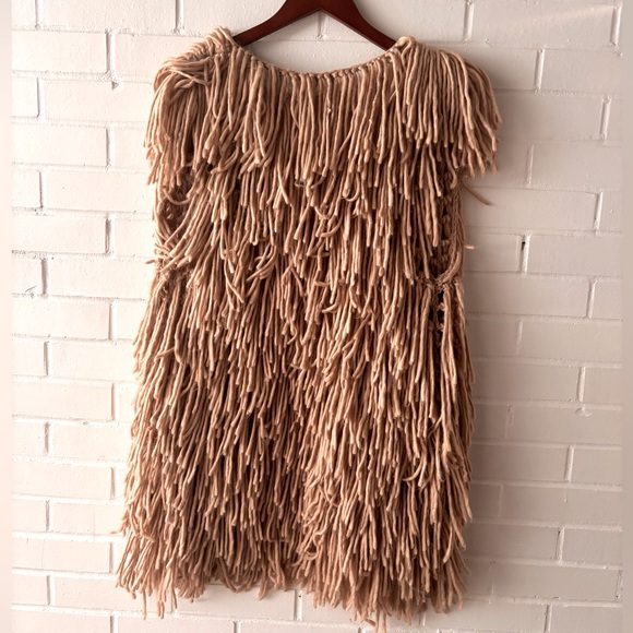 blu pepper TAN long sweater vest - Picture 2 of 3